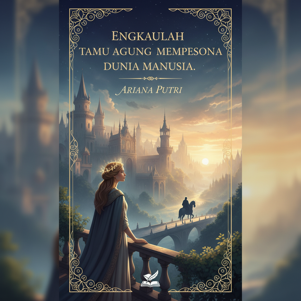 Engkaulah tamu agung yang mempesona dunia manusia.